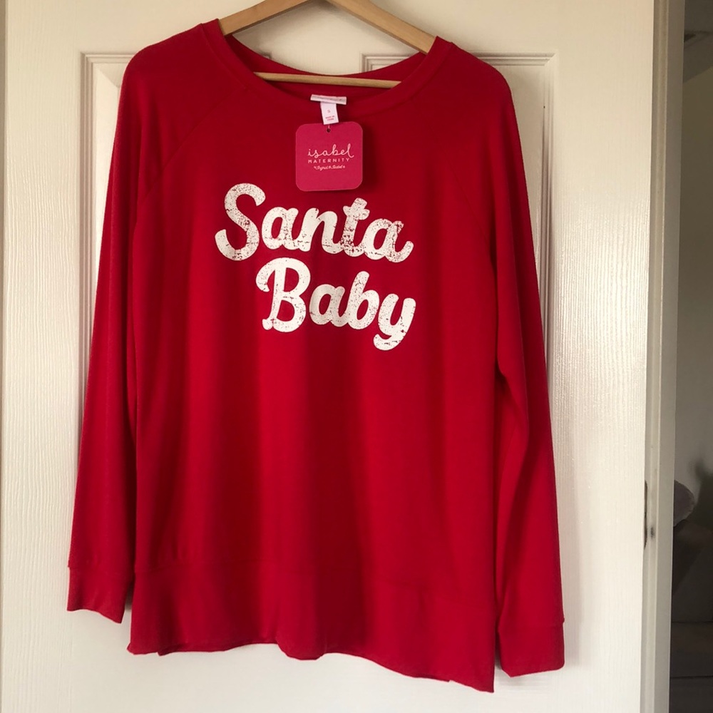 Maternity Christmas Sweatshirt